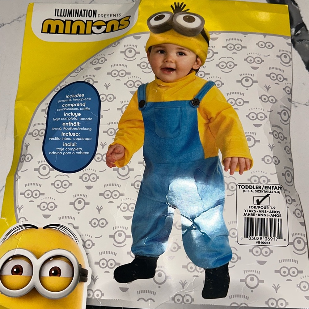 Toddler Minions Halloween costume